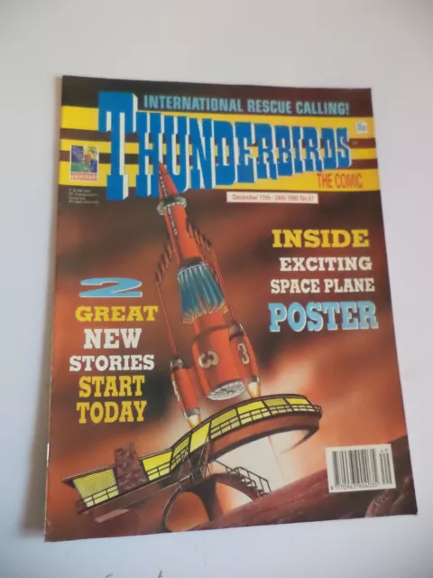 Thunderbirds The Comic Magazine No 57 Old Vintage Magazine Dec 11 - 24 1993