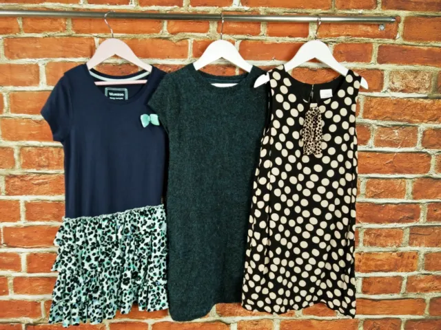 Girls Bundle Age 8-9 Years Next Bluezoo Dress Set Knit Partyy Leopard Kids 134Cm
