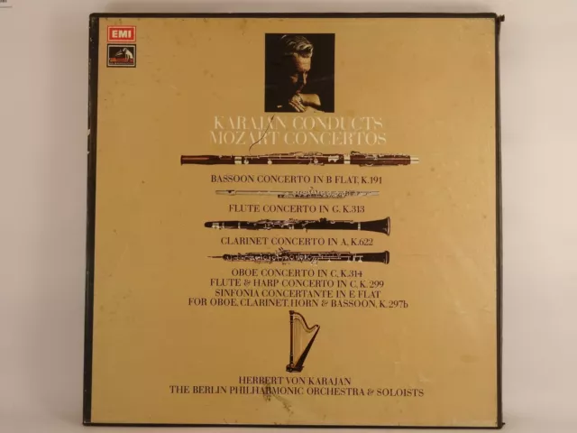 HERBERT VON KARAJAN MOZART DIE ZAUBERFLOTE (3xLP) (418) 20+ Track, LP, Picture S