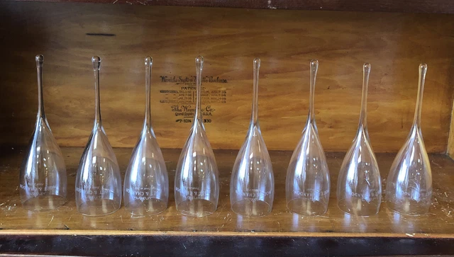 8 - Moet & Chandon Champagne Elegant Stemless Pomponne Flutes