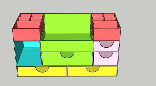 Organizer GT134 - VENDITA DI FILE STL DA STAMPARE CON STAMPANTI 3D.