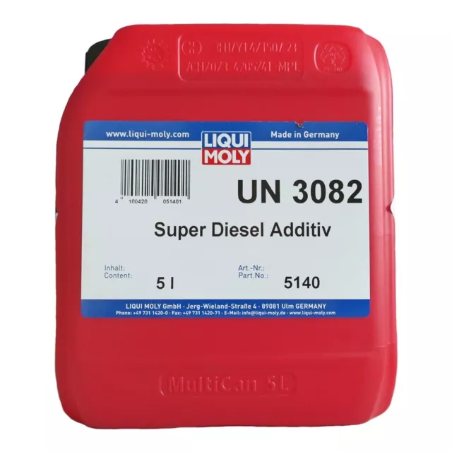 LIQUI MOLY Super Diesel Additiv (5140) - 5 Liter  |  Additiv für Diesel