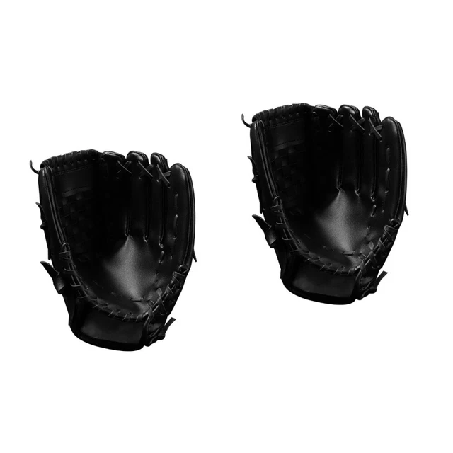2 PC Sports Infielder's Glove Outfield Youth Baseball Gloves Mitts Man Child
