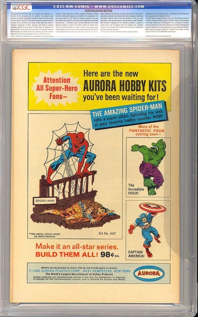 Fantastic Four #59 High Grade Silver Age Doctor Doom Marvel Comic 1967 CGC 8.5 2