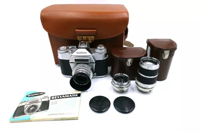 Voigtländer Bessamatic Set mit 3 Objektiven und Zubehör FSE 201631