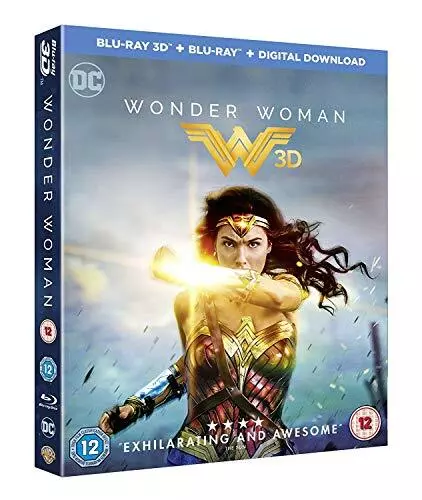 Wonder Woman [Blu-ray 3D + Blu-ray + Digital Download] [2017] [Re... - DVD  HLVG