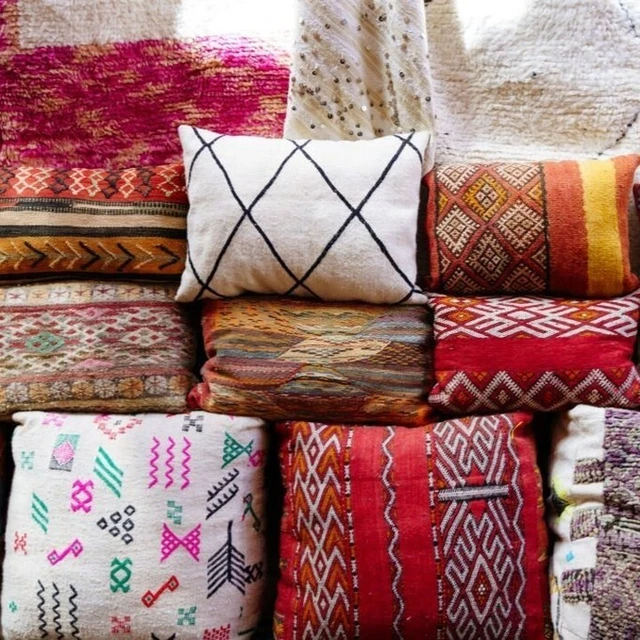 Moroccan kilim or a Persian rug.