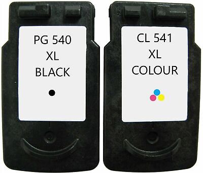Refilled Ink For Canon PG-540XL Black + CL-541XL Colour Cartridges 540 541