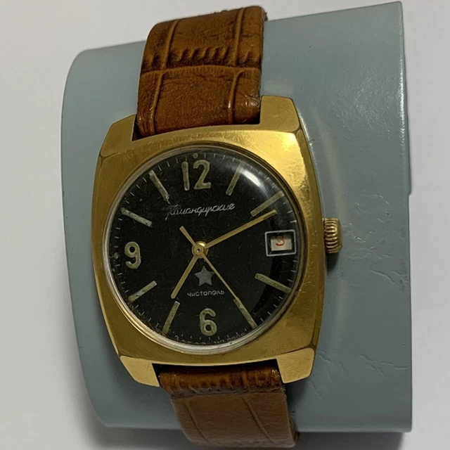 Orologio Da Uomo Hamilton A Carica Manuale In Oro Giallo 14k Con Cinturino In Pelle Nera - Foto 8