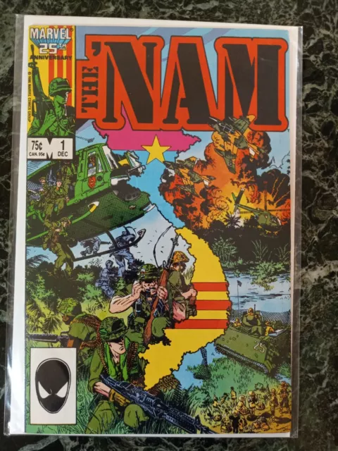 Marvel Comics: The 'Nam #1 1986 Larry Hama Lots Of Pics!