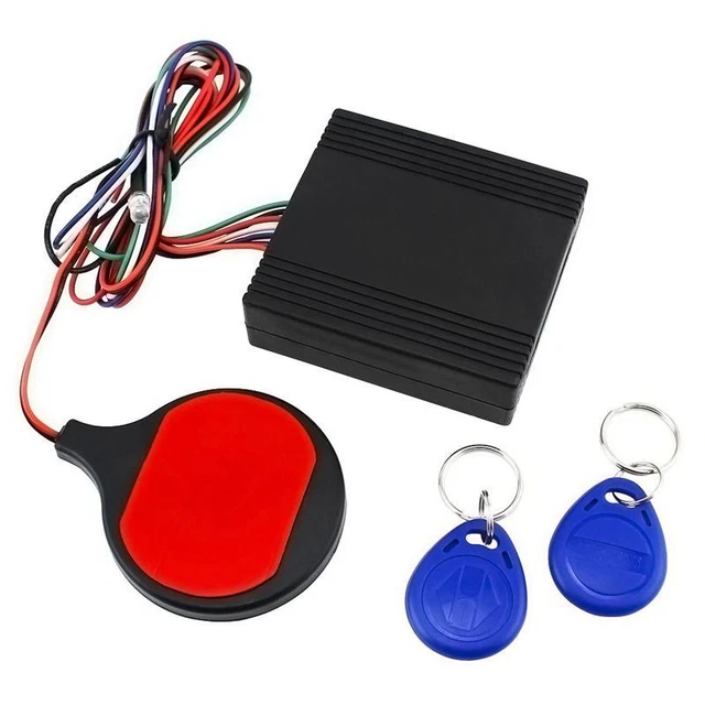 theft Motorcycle lock system with Engine Cut Off immobilizer IC card AW8