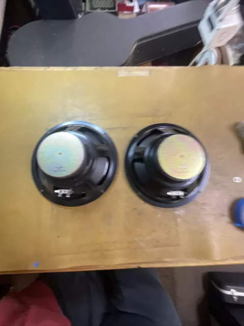 Vintage pair of 55-1250 unbranded 8 ohm taiwan speakers Tested