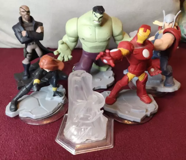 Disney Infinity 2.0 Figures - The Avengers Playset - Hulk Iron Man Thor & More