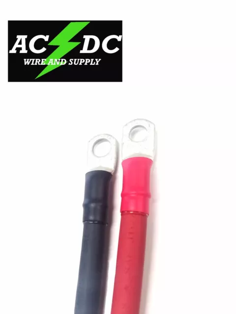 2 AWG Gauge Copper Battery Cable Power Wire Car, Inverter, RV, Solar