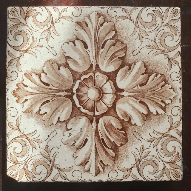 Antique Tile Classical Style Aesthetic Movement