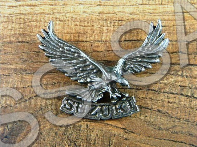 ^^^^^SUZUKI EAGLE VEST PIN^^^^^BADGE ~2-1/2"x 1-3/4" LAPEL PATCH KEY MOTORCYCLES