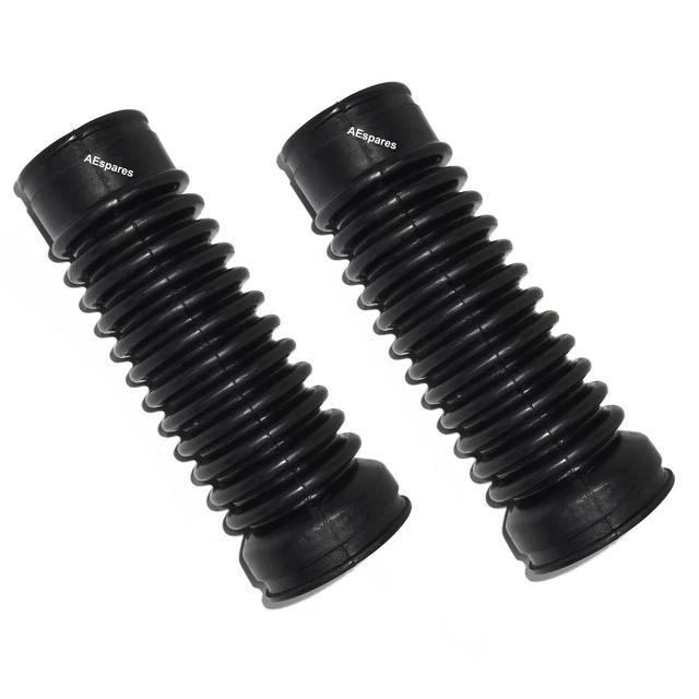 Paire De Bottes De Fourche Avant En Caoutchouc Pour Moto - Diamètre 41mm - Protection étanche Anti-poussière - Compatible DIO, Jog50, Jog90 - Noir