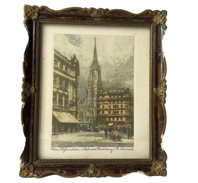 Wien Stephansdom Kasimir Vienna Church Framed Art Print Small