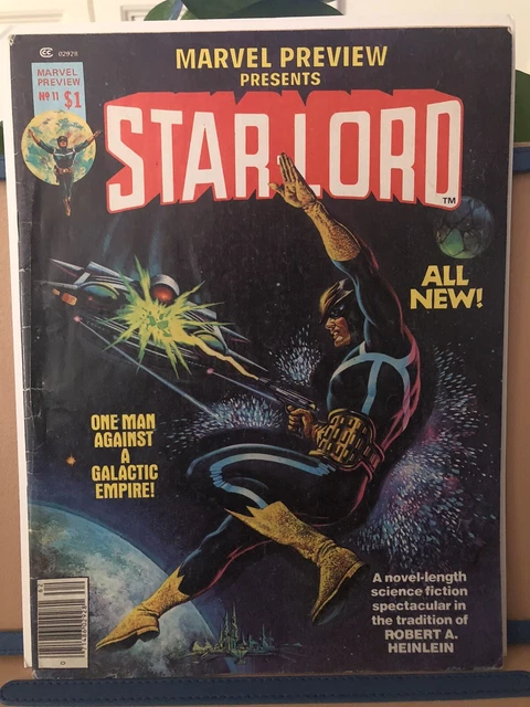 MARVEL PREVIEW #11 featuring STAR-LORD Summer 1977 NEWSSTAND JOHN BYRNE ART VG/F