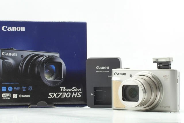 [ TOP MINT in Box ] Canon PowerShot SX730 HS 20.3MP Digital Camera Silver JAPAN