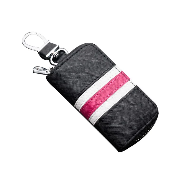 Pochette porte cl s personnalis e en cuir v ritable tui pour