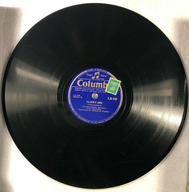 NELSON EDDYPILGERLIED 10" 78 U/minColumbiaLB591940 EUR 7,12