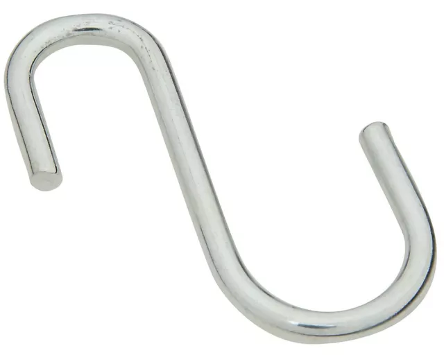 National Hardware N263-582 Steel S-Hook, Zinc Plated