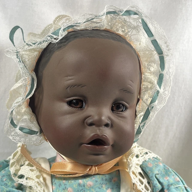 Edwin M. Knowles Handcrafted Porcelain Doll - "Danielle" 76121 - with COA