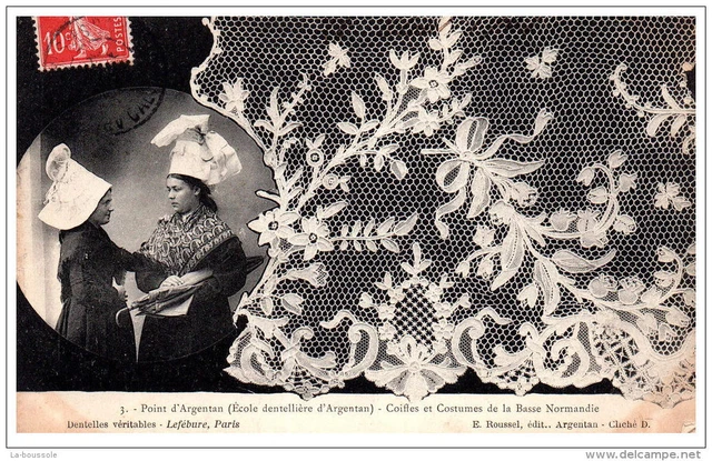 THEME - DENTELLE  - ecole dentelliere d'argentan ----