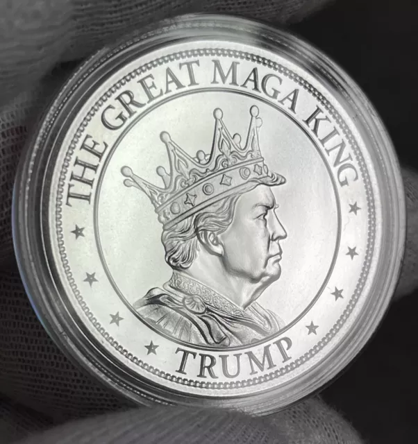 2022 Trump The Great MAGA King  1 oz Silver Round