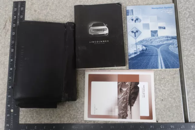 LIncoln Mkx Owner's Manual 2008 Navigation Book Set 08 Free Shipping OM704