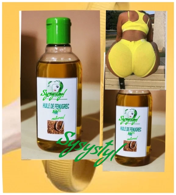 Mélange D'Huiles Kigelia, Akpi, Fenugrec - Pour Volume Des Fesses Et Des Courbes - 150 Ml - Bio