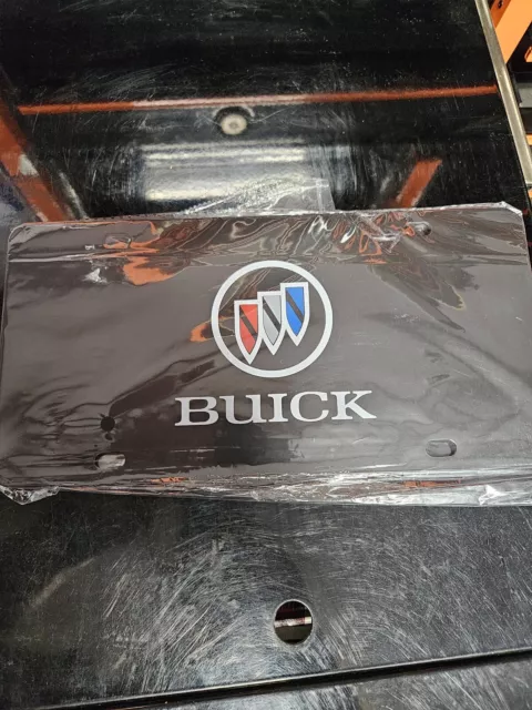 Buick Inspired Art on Grill FLAT  Novelty Auto Car License Tag Plate With Screws