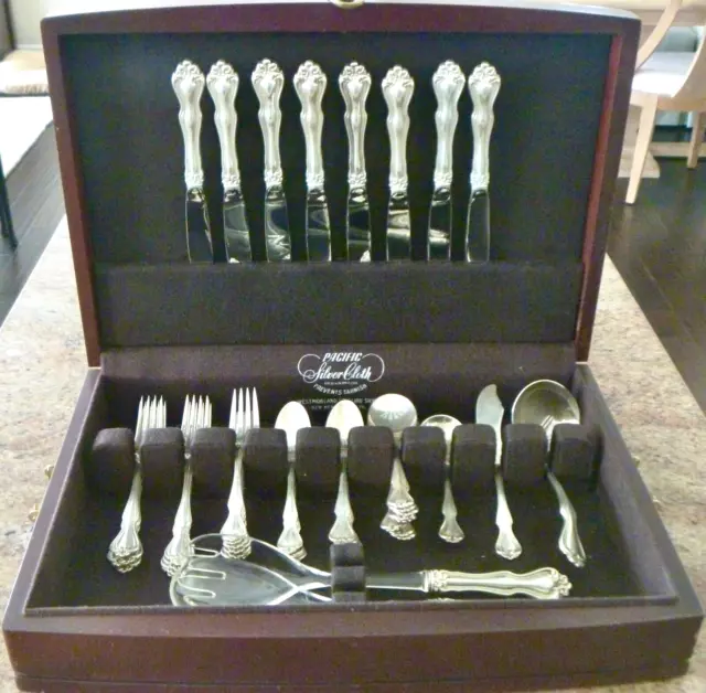 George and Martha by Westmorland Sterling Silver Flatware Set, 8 Service, 45 Pcs