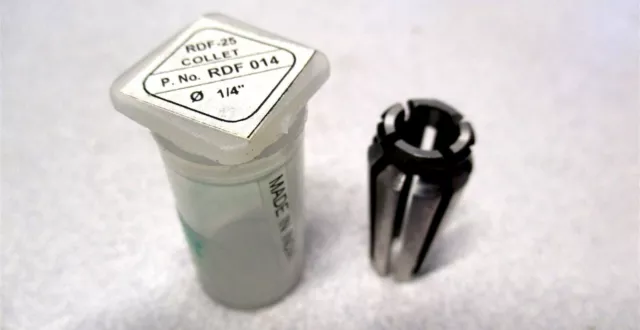 Centaur (RDF014) 15/64" - 1/4" Collet Capacity 1" OAL Series 25 AF Collet