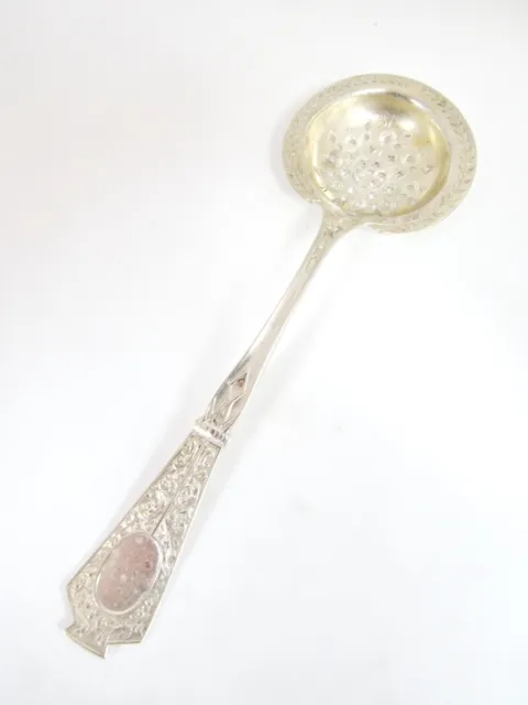 Vintage Tea Strainer Handle Sterling Silver Unbranded No Monogram Length 6 1/2"