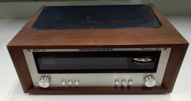 Marantz Model 125 AM/FM Stereophonic Tuner over a Model 4140 Stereo 2