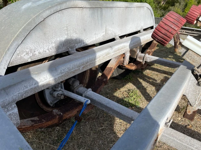 Tandem boat trailer 2