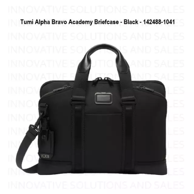 NEW Tumi Alpha Bravo Academy Briefcase - Black - 142488-1041