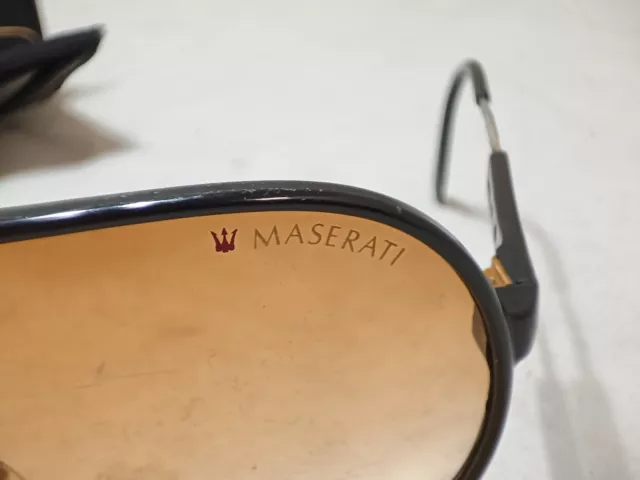 Antike Maserati Sonnenbrille 80er Vintage Set M-6119-50 1989 Rarität Vintage Sun 2