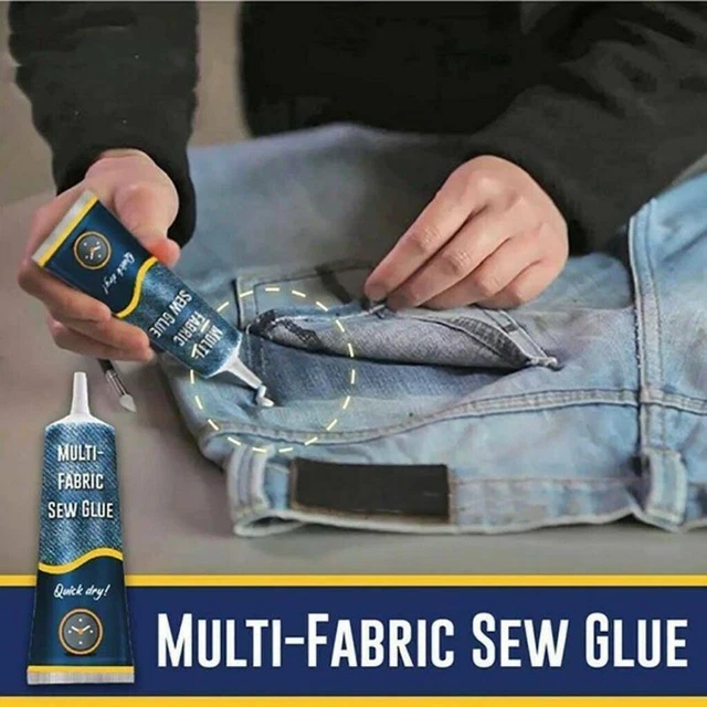 Kit de tela de punto seguro pegamento líquido pegamento universal instantáneo