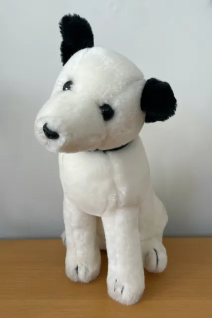 1980 RCA NIPPER White And Black Dog Stuffed Animal Dakin 11” Toy Plush