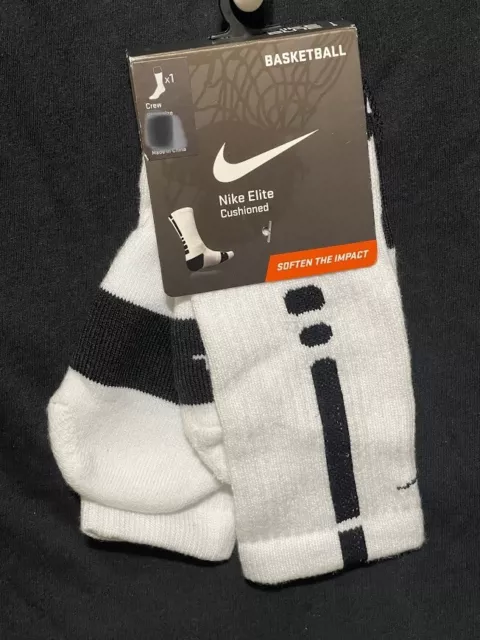 NIKE ELITE Basketball Crew Socks SX3692-107 Kobe NBA Lebron LJ KD BIN 8 Medium NIKE ELITE Basketball Crew Socks SX3692-107 Kobe NBA Lebron LJ KD BIN 8 Medium
