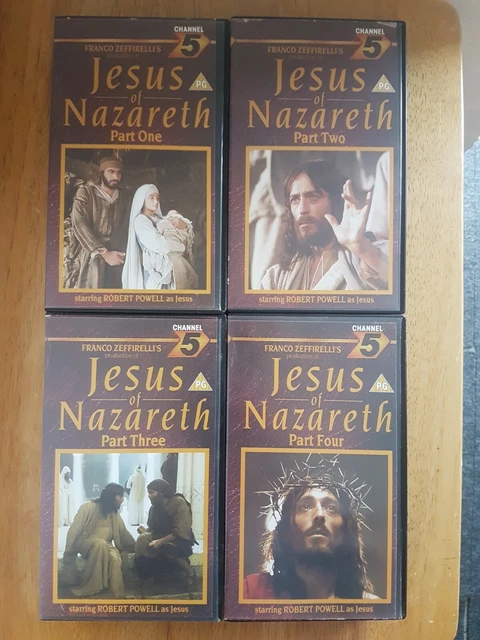 JESUS OF NAZARETH Complete 4 VHS Tape Set £5.00 - PicClick UK