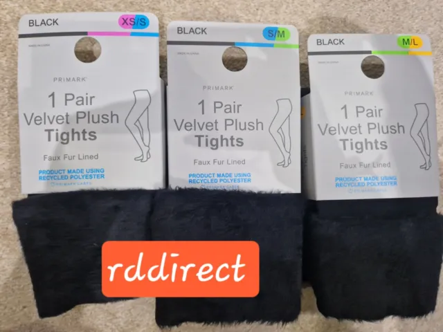 Primark Velvet Plush Faux Fur Lined Leggings FOR SALE! - PicClick UK