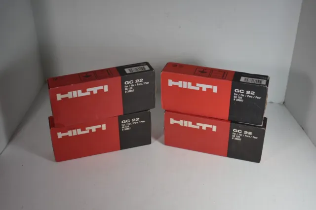 3x Hilti GC 22 Gas Canister Fuel Cell GX120 Nailer Nail Gun Fastener BestBy11/21