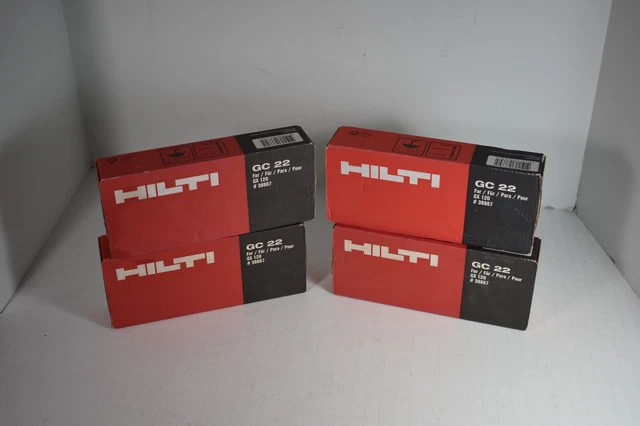 3x Hilti GC 22 Gas Canister Fuel Cell GX120 Nailer Nail Gun Fastener BestBy11/21