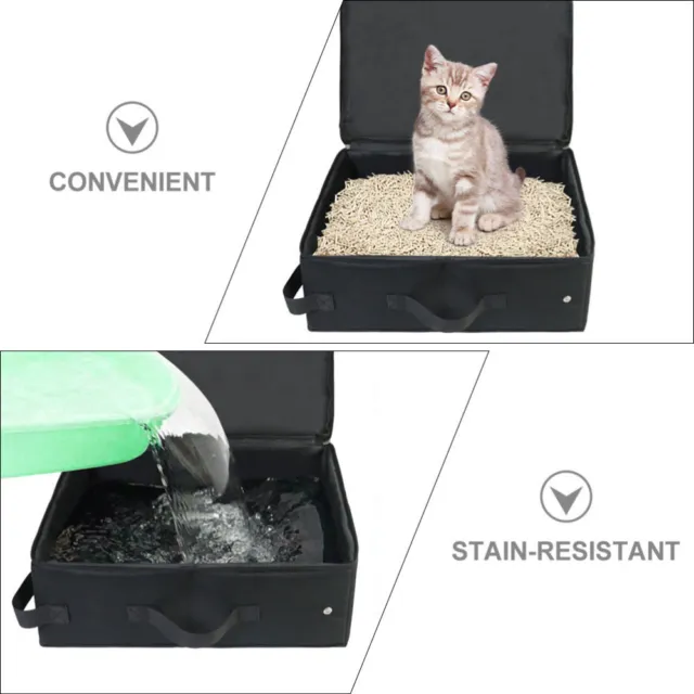 Travel Litter Box Portable Cat Litter Box Folding Litter Box Pet Supplies 3