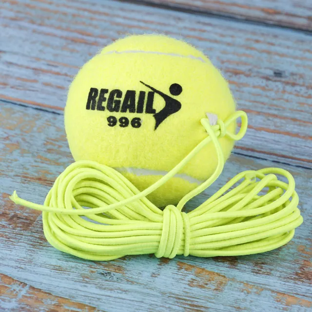 Elastic Rubber Band Tennis Ball Single Practice Training Belt Line Cord TooR;c;