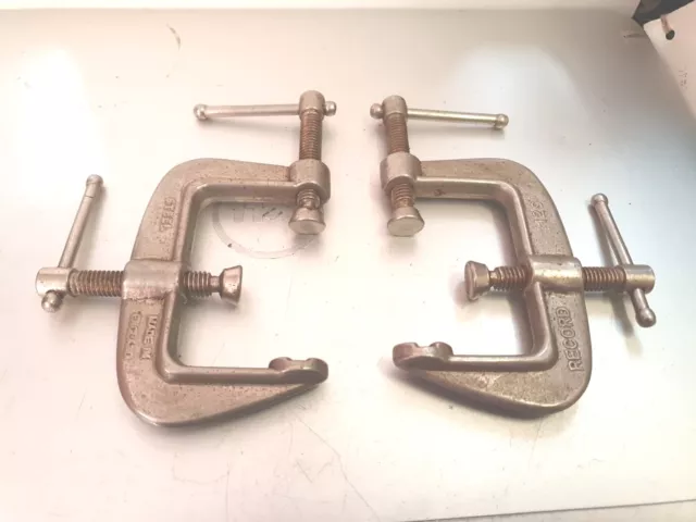 Pair Of Record 129 2 Way G Clamps